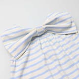 後ろリボンボーダーワンピース 80cm～130cm N42330 | こどもの森e-shop | 詳細画像7 