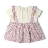 花柄キャミレイヤード風半袖Tシャツ 80cm～130cm N42801 | こどもの森e-shop | 詳細画像4 