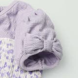 花柄シフォンプリーツ切替半袖Tシャツ 80cm～140cm N42819 | こどもの森e-shop | 詳細画像6 