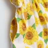 ひまわり総柄ワンピース | こどもの森e-shop | 詳細画像6 
