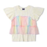レインボー | チュールキャミ風Tシャツ | こどもの森e-shop