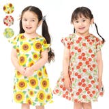 ひまわり・フルーツ柄ワンピース | こどもの森e-shop | 詳細画像1