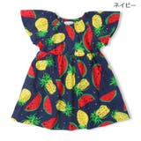 ネイビー | 【WEB限定】フルーツ柄ワンピース | こどもの森e-shop