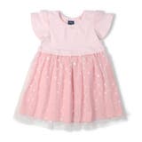 ピンク | ハート柄チュールスカート半袖ワンピース | こどもの森e-shop