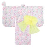 【WEB限定】朝顔柄浴衣・帯セット | こどもの森e-shop | 詳細画像1