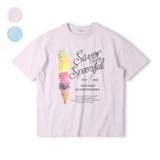 【WEB限定】アイスクリームプリントＴシャツ | こどもの森e-shop | 詳細画像1 