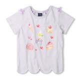 ラベンダー | リボン付スイーツプリントＴシャツ | こどもの森e-shop
