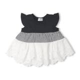 ブラック | 【WEB限定】ティアード切替Tシャツ | こどもの森e-shop