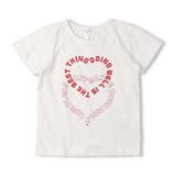オフホワイト | 【WEB限定】ハートロゴプリントTシャツ | こどもの森e-shop