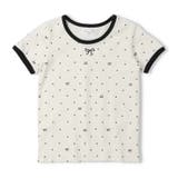 オフホワイト | 【WEB限定】リボンドット柄Tシャツ | こどもの森e-shop