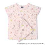 ピンク | サンリオキャラクター総柄半袖パジャマ | こどもの森e-shop