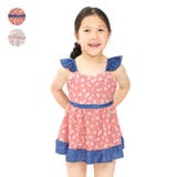 【WEB限定】小花柄ワンピース水着 | こどもの森e-shop | 詳細画像1