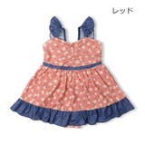 レッド | 【WEB限定】小花柄ワンピース水着 | こどもの森e-shop