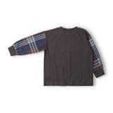 袖チェック柄長袖Tシャツ | こどもの森e-shop | 詳細画像2