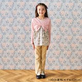リボン付チェック 花柄切替長袖Tシャツ ロンT | こどもの森e-shop | 詳細画像11 