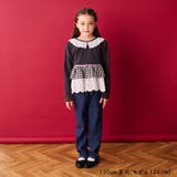 裾リボン お花刺繍入りストレッチデニムパンツ 80cm~140cm | こどもの森e-shop | 詳細画像13