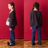 裾リボン お花刺繍入りストレッチデニムパンツ 80cm~140cm | こどもの森e-shop | 詳細画像14