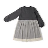 ラメチュールスカートドッキング裏毛長袖ワンピース | こどもの森e-shop | 詳細画像4