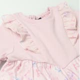 リボン柄切替長袖ワンピース | こどもの森e-shop | 詳細画像5