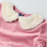 ボア衿ベロアチュールドッキングワンピース | こどもの森e-shop | 詳細画像5 