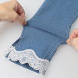 裾リボン・レースデニム長パンツ1 | こどもの森e-shop | 詳細画像10 