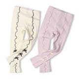 リボン付メッシュジャガード無地レギンス | こどもの森e-shop | 詳細画像9