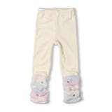 オフホワイト | 裾ボアベロア裏起毛レギンス | こどもの森e-shop