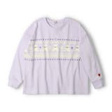 ラベンダー | 【WEB限定】ノルディック柄裏毛トレーナー | こどもの森e-shop