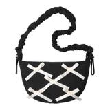 ブラック | リボン付ショルダーバッグ | こどもの森e-shop