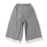 【WEB限定】チェック・デニムワイドパンツ | こどもの森e-shop | 詳細画像2 