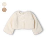 リボン付きシープボアショート丈ジャケット | こどもの森e-shop | 詳細画像1 