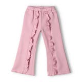ピンク | フリルデザイン裏起毛長パンツ | こどもの森e-shop