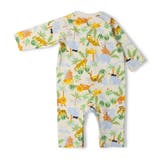 動物総柄長袖ロンパース | こどもの森e-shop | 詳細画像2 