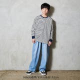 【WEB限定】ボーダーワイド長袖Ｔシャツ・ロンT | こどもの森e-shop | 詳細画像7 