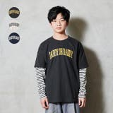 【WEB限定】ロゴプリント重ね着風長袖Ｔシャツ | こどもの森e-shop | 詳細画像1 