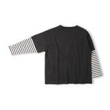 【WEB限定】ロゴプリント重ね着風長袖Ｔシャツ | こどもの森e-shop | 詳細画像2 