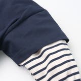 【WEB限定】ロゴプリント重ね着風長袖Ｔシャツ | こどもの森e-shop | 詳細画像4 