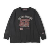 ブラック | 【WEB限定】ナンバーロゴプリント長袖Tシャツ | こどもの森e-shop