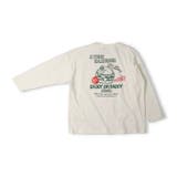 ハンバーガーバックプリント長袖Ｔシャツ | こどもの森e-shop | 詳細画像2 