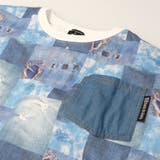 デニムパッチワーク風プリント半袖Tシャツ | こどもの森e-shop | 詳細画像4