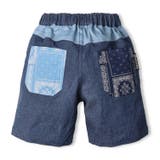 バンダナ柄切替デニムハーフパンツ | こどもの森e-shop | 詳細画像3