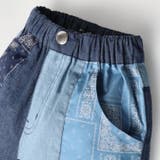 バンダナ柄切替デニムハーフパンツ | こどもの森e-shop | 詳細画像4