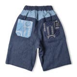 バンダナ柄切替デニムハーフパンツ | こどもの森e-shop | 詳細画像3