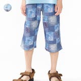 デニムパッチワーク風プリントハーフパンツ | こどもの森e-shop | 詳細画像1