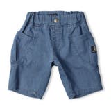 接触冷感メッシュデニム５分丈ハーフパンツ | こどもの森e-shop | 詳細画像2 