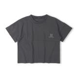 ブラック | バックプリント半袖Tシャツ | こどもの森e-shop