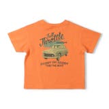 ブルー | 車バックプリントTシャツ | こどもの森e-shop