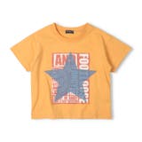 イエロー | 星フロッキープリント半袖Ｔシャツ | こどもの森e-shop