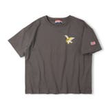 スミブラック | 【WEB限定】刺繍風プリントスカTシャツ | こどもの森e-shop