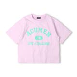 パープル | 【WEB限定】ロゴプリント半袖Tシャツ | こどもの森e-shop